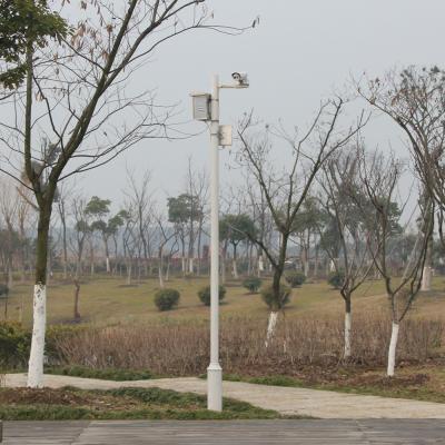 Cina Macchina fotografica alimentata solare galvanizzata affusolata Palo, estensione Palo della macchina fotografica del CCTV Q235 in vendita