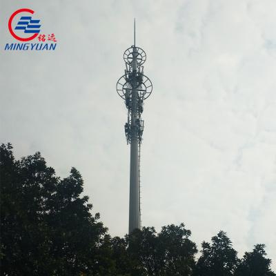 Cina Torre d'acciaio affusolata tubolare della radio su Internet della torre unipolare di telecomunicazione dell'antenna in vendita