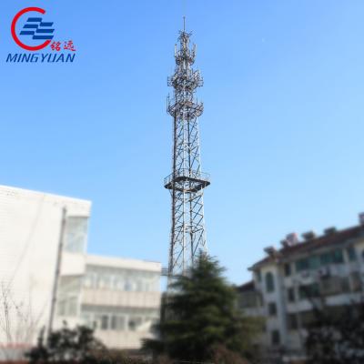 Cina 3 / 4 Legged Lattice Steel Tower SS400 Galvanized Angular Tubular Telecom  Guyed in vendita