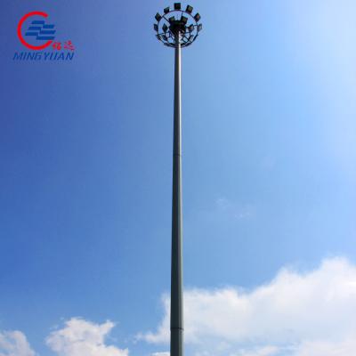 China Q345 Q355 35m 45m High Mast Galvanized Light Pole Outdoor For Football Stadium zu verkaufen