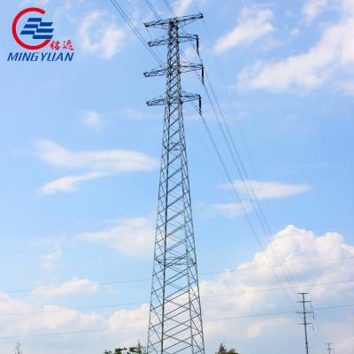 중국 High Mast Metal Tubular Steel Lattice Angle Towers Utility Poles Transmission Line SS400 판매용