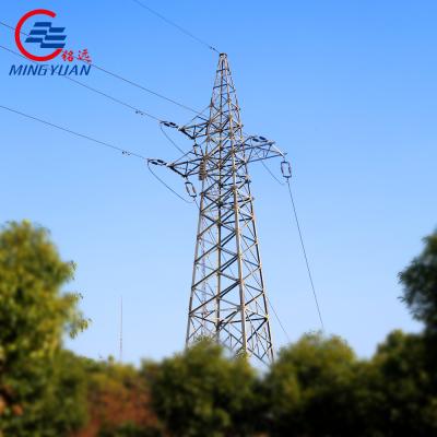 Cina Transmission Lines Lattice Steel Tower 50m Q355B Steel in vendita