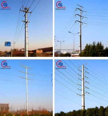 China Hot Dip Galvanized Tubular Tower For Communication And Transmission Te koop