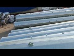 Galvanized Distribution Steel Pole 30FT 9150mm 3.0mm Thickness