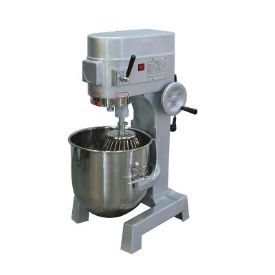 China Snack Plant Commercial 10L 15L 20L 30L 40L 50L Dough Mixer Planetary Mixer for sale