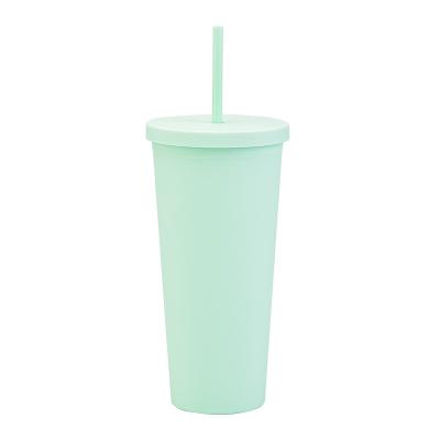 China Popular Professional customizable multi color portable plastic cold water cup set for sale