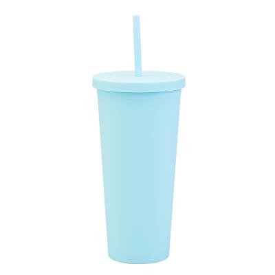 China Popular Customized professional kids 700ml plastic water sippy bottle cup with straw for sale