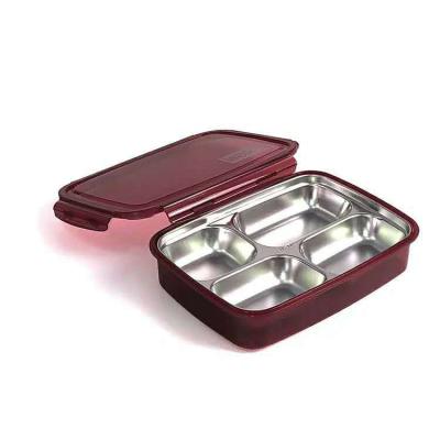 China Sustainable Factory supply wholesale eco friendly traditional stainless steel lunch bento boxes for sale