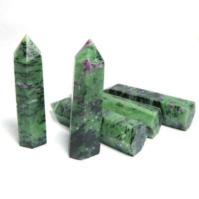 China Wholesale High Quality Natural Ruby Crystal Healing Europe Magic Wand Crystal Point for feng shui for sale