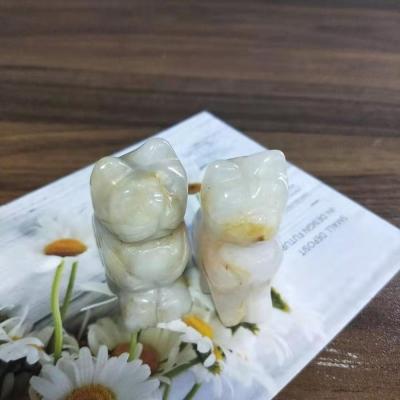 China Wholesale Natural Europe Agate Carved Cats Healing Crystal Animals For Kid's Gift for sale