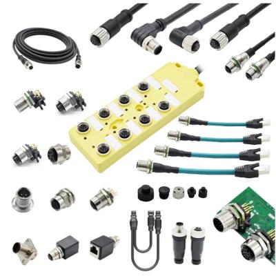 China Waterproof IP67 IP68 Connector PCB Panel Mount Automotive Circular Connector 7/8 M5 M8 M16 M19 M23 2P 3P 4P 5P 6P 8P M12 Circular Connector for sale