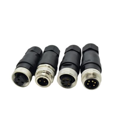 China Waterproof Automotive NMEA 2000 Sensors Connector 7/8-16UN 5pin Male And Female Molded On Cable 7/8