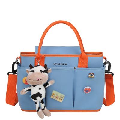 China Anti-theft Hand-held Diagonal Bag Single Shoulder Hutch Mommy Diaper Bag Folding Diaper Bag for sale