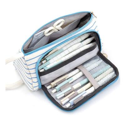 China High Quality Cosmetic Bag Pen Pouch Big Capacity Storage Holder Stationery Organizer for sale