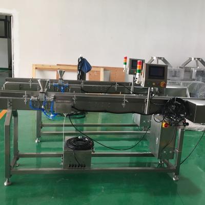 China Good quality high speed automatic mecical food cannbis flower jar/box indexer, jar/box conveyor for sale