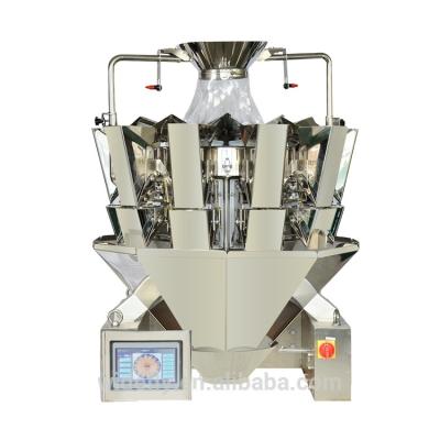 China Chemical vertical filling packing machine multihead weigher for frozen dumplings, meat balls, chicken, nuts, malon seeds for sale