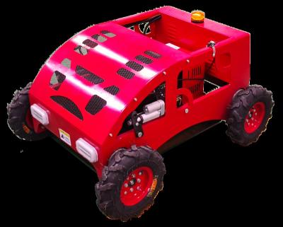 China 4-Stroke Mini Crawler Remote Control Lawn Mower Grass Blade Robot Mower for sale