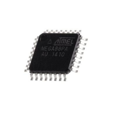 China / Original Genuine ATMEGA88PA-AU QFP-32 20MHz 8KB Microcontroller MCU Chip One-Stop 8-Bit Single Integrated Circuit for sale