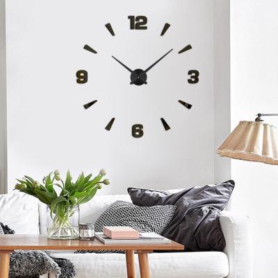 China Luxury CREATIVE 3D Wall Clock DIY Wall Clock For Modern Unique Gift Ideas Quartz Wall Clocks Home Decoration Clock Reloj De Pared Large for sale