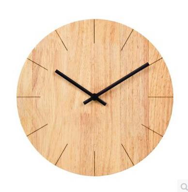 China Creative Creative Wood Crafts Art Home Decor Wall Clocks Wooden 12