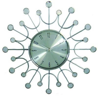 China Creative Art Clock 2021 Newest Decorative Modern Luxury Metal Wall Clock Home Digital reloj Pared Clocks for sale