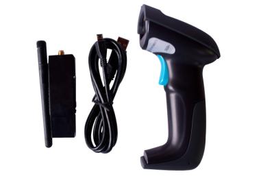 China Long Distance Handheld Barcode Scanner Wireless RF433MHz Trigger Scan Mode for sale