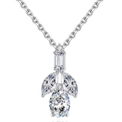 China Yiwu Wholesale Trendy Korean Crystal Zircon Pretty Design Cigaoni Fashion Jewelry Pendant Necklaces for sale