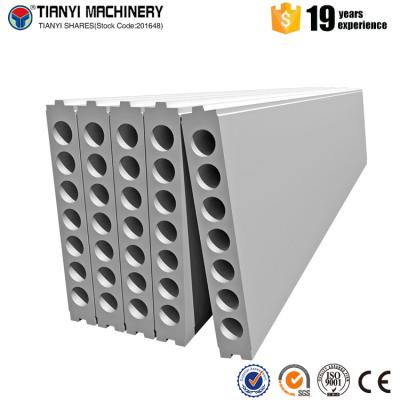 China Cheap Flooring Price Lightweight Gypsum Core Sandwich Hollow Wall Panel For Sale for sale