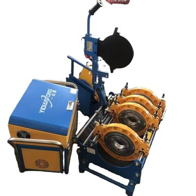 China Building Material Shops 250 Diameter HDPE Pipe Plastic Hot Melt Automatic Butt Welding Machine for sale