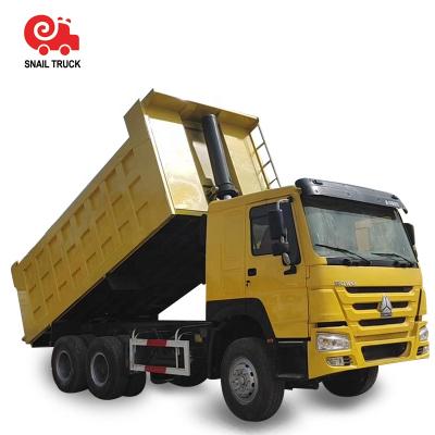 China Good quality fabric flat head used dump truck howo tipper for sale for sale