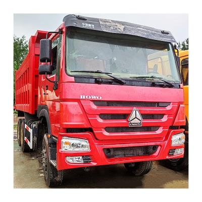 China Sinotruck heavy used howo diesel dump truck price cheap with good condition > 8L for sale