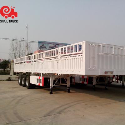 China Truck Trailer Used 40ft Trailer Semi Trailer Truck 3 Axles Trailer For Delivery Goods for sale