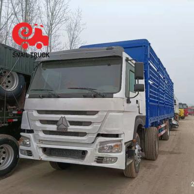 China Large Cargo Truck Used 8x4 Model Sinotruk Trucks 375HP Cargo Truck 9525x2496x3450mm for sale