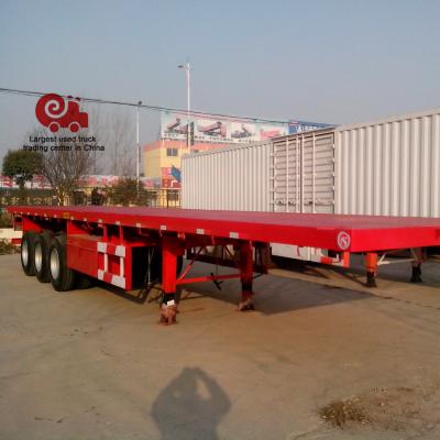 China Truck trailer used flat trailer for sale for sale