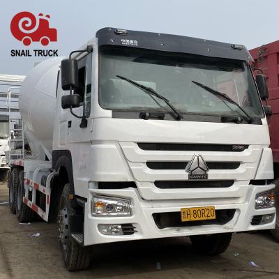 China Construction worksÂ   Sinotruk Howo Used Cement Tank Truck Concrete Mixing Price for sale