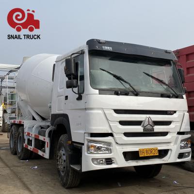 China Construction worksÂ   Howo 12 Cubic Meter Mini Concrete Mixer Tank Truck for sale