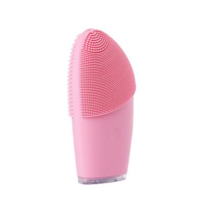 China Silicone Electric Face DEEP CLEANSING Cleansing Wash Sweep Exfoliate Blackhead Remover Pore Remover Electric Facial Cleansing Brush for sale