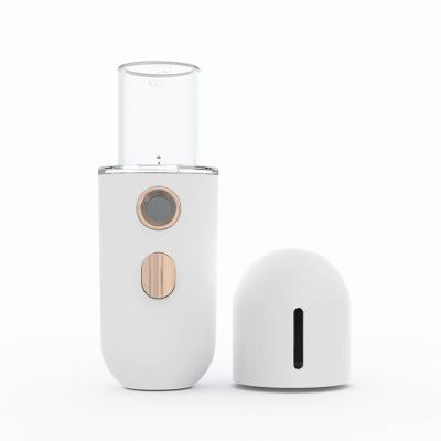 China Portable Ionic Mist Sprayer Mini Atomizer Nebulizer Alcohol Nano Beauty Humidifier Nourishing Facial Steamers for sale