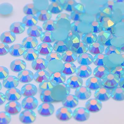 China Bulk Non-Hot Rhinestones 6mm Wholesale Rhinestone Resin Flatback Crystal Stones Jelly Pink ab Fix Flatback Package 2mm 3mm 4mm 5mm for sale