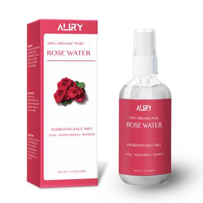 China Organic Natural Anti Aging Witch Hazel Rose Water Facial Toner Aloe Vitamin B5 Toner for sale