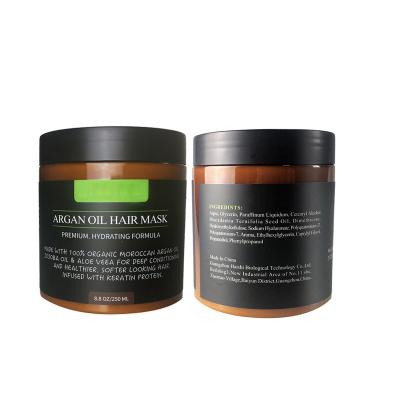 China 100% Natural Private Label Herbal Repair And Rebuild Intensive Reinforcement Care Treatment Keratin Hair Mask for sale