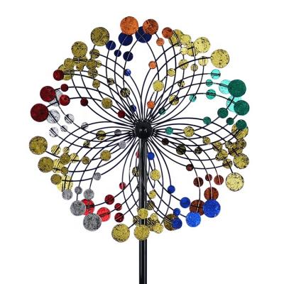 China Art Decor Hourpark Kinetic Spinner Designs Other Garden Ornaments and Water Features Wind Spinner for sale