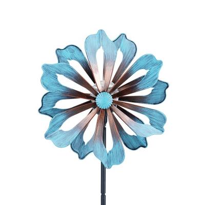 China New Art Decor Hourpark Listing Spinners Flower Wind Spinner Good Price for sale