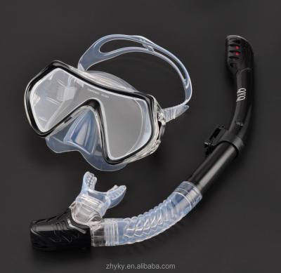 China (Male and Female) Adult Factory Price Customized Nice Quality Scuba Diving Set Snorkel and Mask Set Supplier for sale