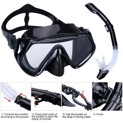 China Sustainable& Generous 1526 Submersible Mirror Snorkel Suit for sale