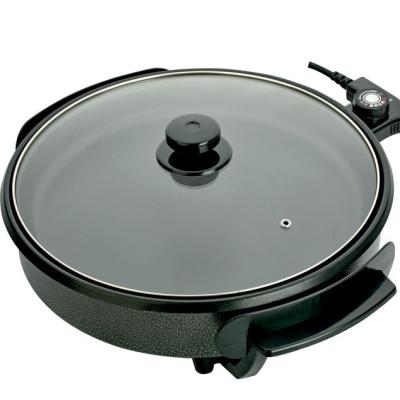 China 35Cm Sustainable Size Die-Cast Aluminum Sandwich Cookware Mold Round Pan Bbq Frying Pan For Indoor/Outdoor - Buy Round Electric Fry for sale