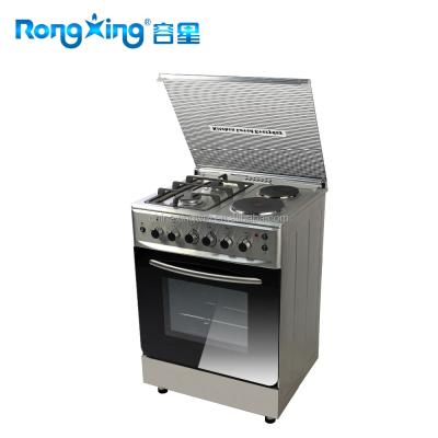 China Full stainless steel body design gas and electric combined gas oven for sale