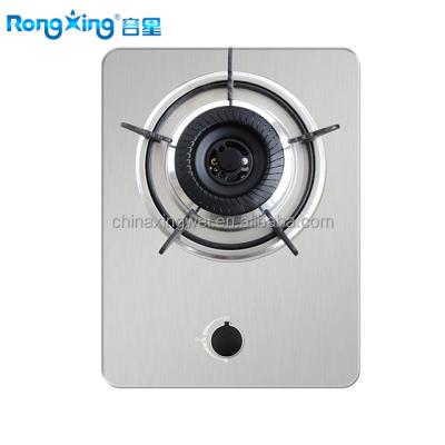 China Single stainless steel burner built into the gas stove for sale