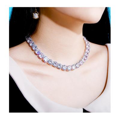 China Hiphop High Quality Zirconia Tennis Chain 10MM Birthday Gift for sale