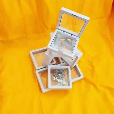 China Luxury fashion universal environmental protection plastic transparent jewelry box for sale